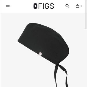 FIGS black scrub cap